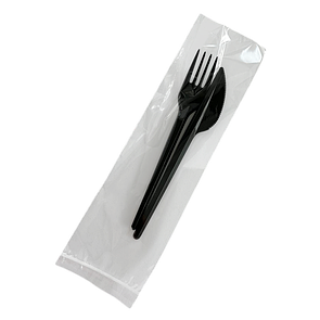 Набір одноразових столових приладів Стандарт чорний (ніж+виделка) НАП7