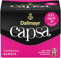 Кава в капсулах Dallmayr Nespresso Capsa Espresso Barista XXL для кавоварок системи Nespresso (39 порцій)