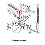 Пружина спускової скоби для пістолета Макарова ПМ (оригінал СРСР), фото 2