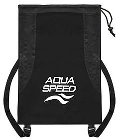 Сумка сітчаста Aqua Speed MESH BACK PACK 61164 чорний Унісекс 51x36 см