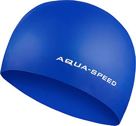 Шапка для плавання Aqua Speed 3D CAP 5753 синій Унісекс OSFM