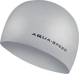 Шапка для плавання Aqua Speed 3D CAP 5755 сріблястий Унісекс OSFM