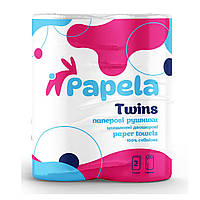 Рушники паперові двошарові Papela Twins 83 відриви (2 шт)
