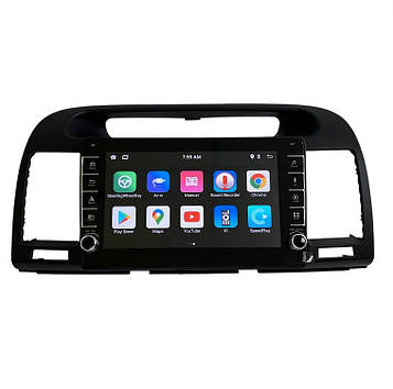 Магнітола для Toyota Camry 30 2001-2006 Android 4/64 ГБ з кнопками | 4G, 8-ядер, CarPlay, Bluetooth, камера