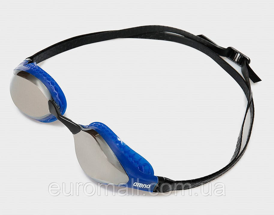 Окуляри для плавання Arena AIR-SPEED MIRROR сріблястий, блакитний Унісекс OSFM, фото 1