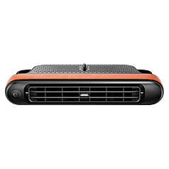 Автомобільний USB вентилятор з кріпленням на підголівник, 3 швидкості, чорний з коричневою вставкою CF04