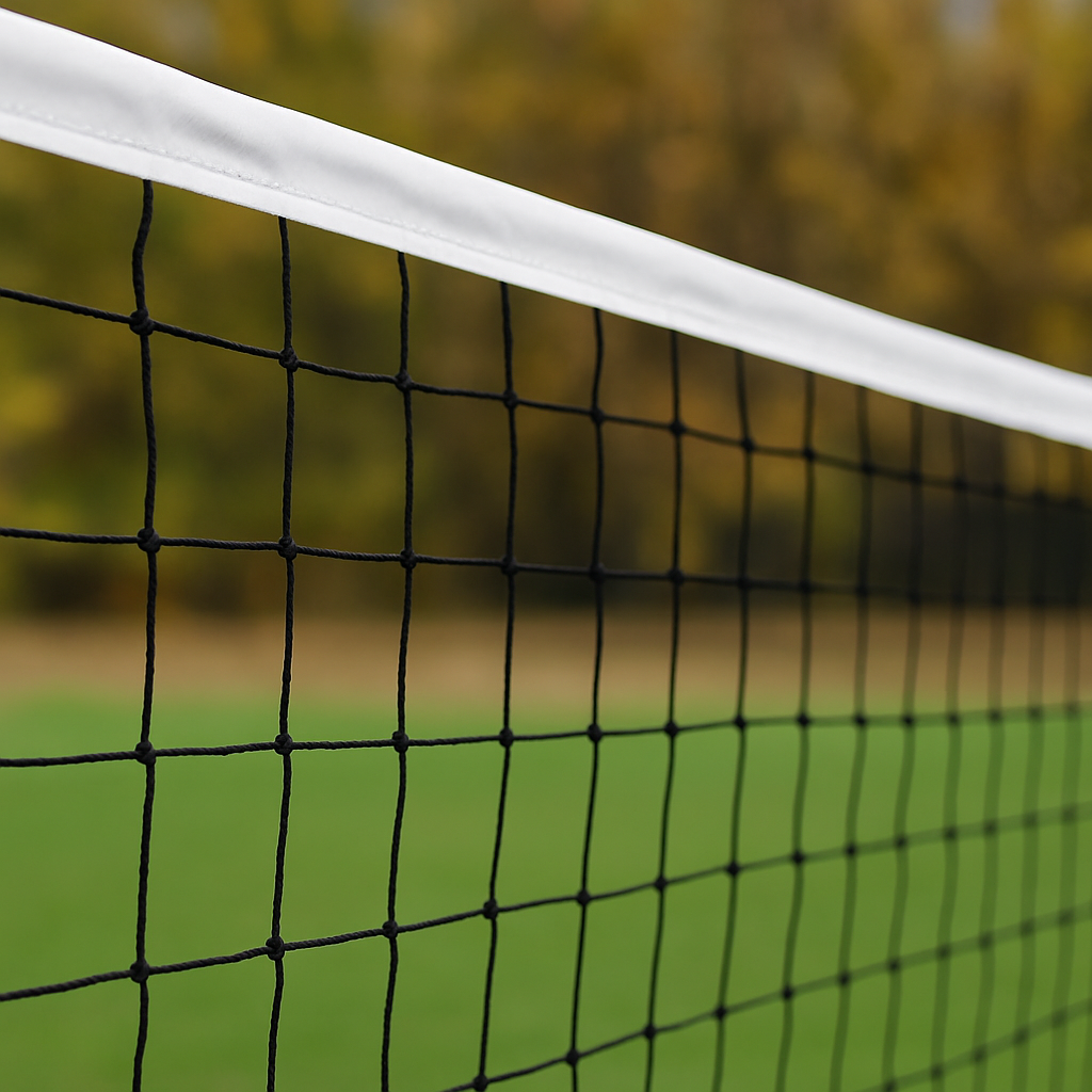 Сітка для волейболу «China model 69», сітка волейбольна, чорно-біла, фото 1