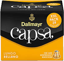 Кава в капсулах Dallmayr Nespresso Capsa Lungo Belluno XXL для кавоварок системи Nespresso (39 порцій)