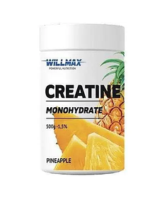 Креатин моногідрат Creatin Monohydrate 500 г Willmax Ананас