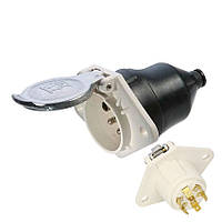 Розетка на полуприцеп 7 PIN S Type SCHMITZ 063038 (ISO 3731