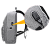 Шкільний рюкзак Gaobeidian із USB виходом Сірий, фото 9
