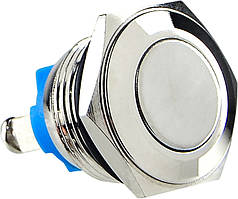 TY 16-211A Scr  Кнопка металева пласка, (гвинтове з'єднання), 1NO.