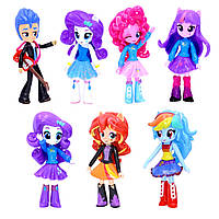 Фігурки Дівчата з евестрії 7в1, 13 см — My Little Pony, Equestria Girls