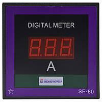 AC амперметр цифровий 30 А 80 х 80 модель ЦА-8 LB