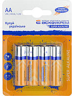 Батарейка калюжна AA.LR6.BL4 (blister 4)