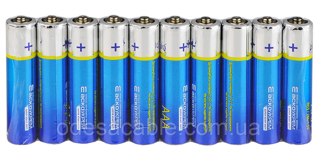 Батарейка сольова AАА.R03.SP10 (shrink 10)