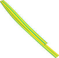 Термоусаджувальна трубка 16,0/8,0 шт.(1м) жовто-зелена