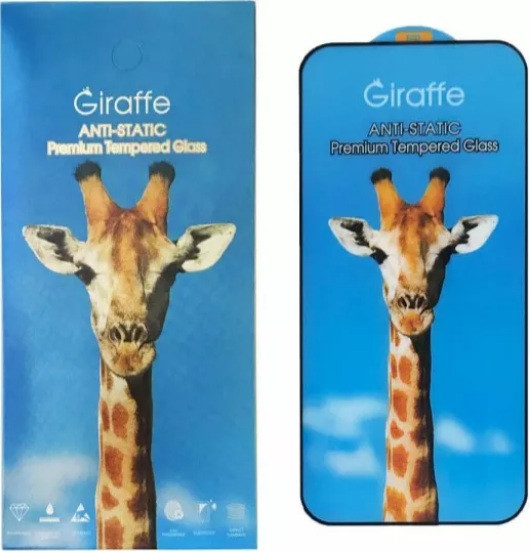 Захисне скло Samsung S25 S931B black frame Giraffe Antistatic