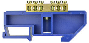 Нульова шина з ізолятором на Din-рейку ВС - 4А 06