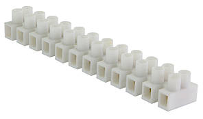 Клемна колодка  "тип Н" 6 мм2 / 6А біла