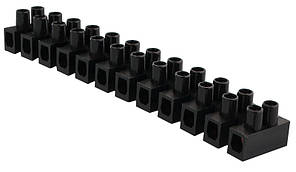 Клемна колодка  "тип Н" 10 мм2 / 10А чорна