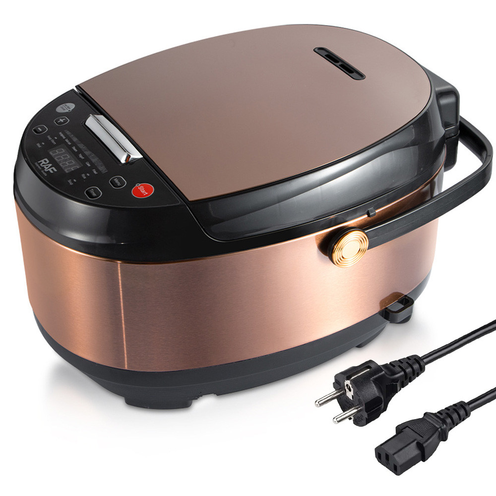 Мультиварка 5 л, 900W, RAF R0100 / Електрична мультиварка пароварка / Мультиварка з антипригарним покриттям, фото 1