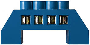 Нульова шина в пластиковому корпусі BC-6A 4 отв. (6*9)