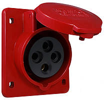 Розетка (гніздо) врізна ГВ 32А/4 3Р+РЕ (424)