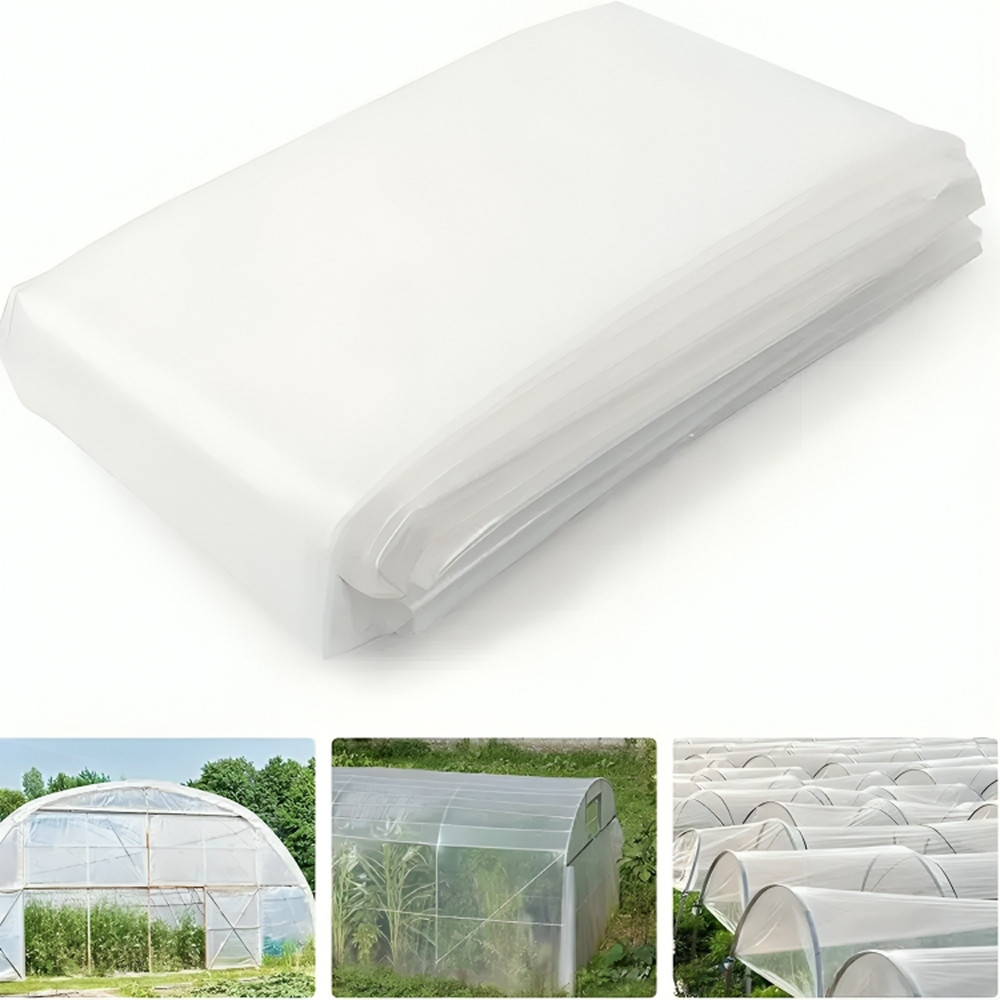 Теплична плівка 4х10м, Прозора / Плівка для парників / Плівка для теплиць / Плівка для укриття теплиць, фото 1