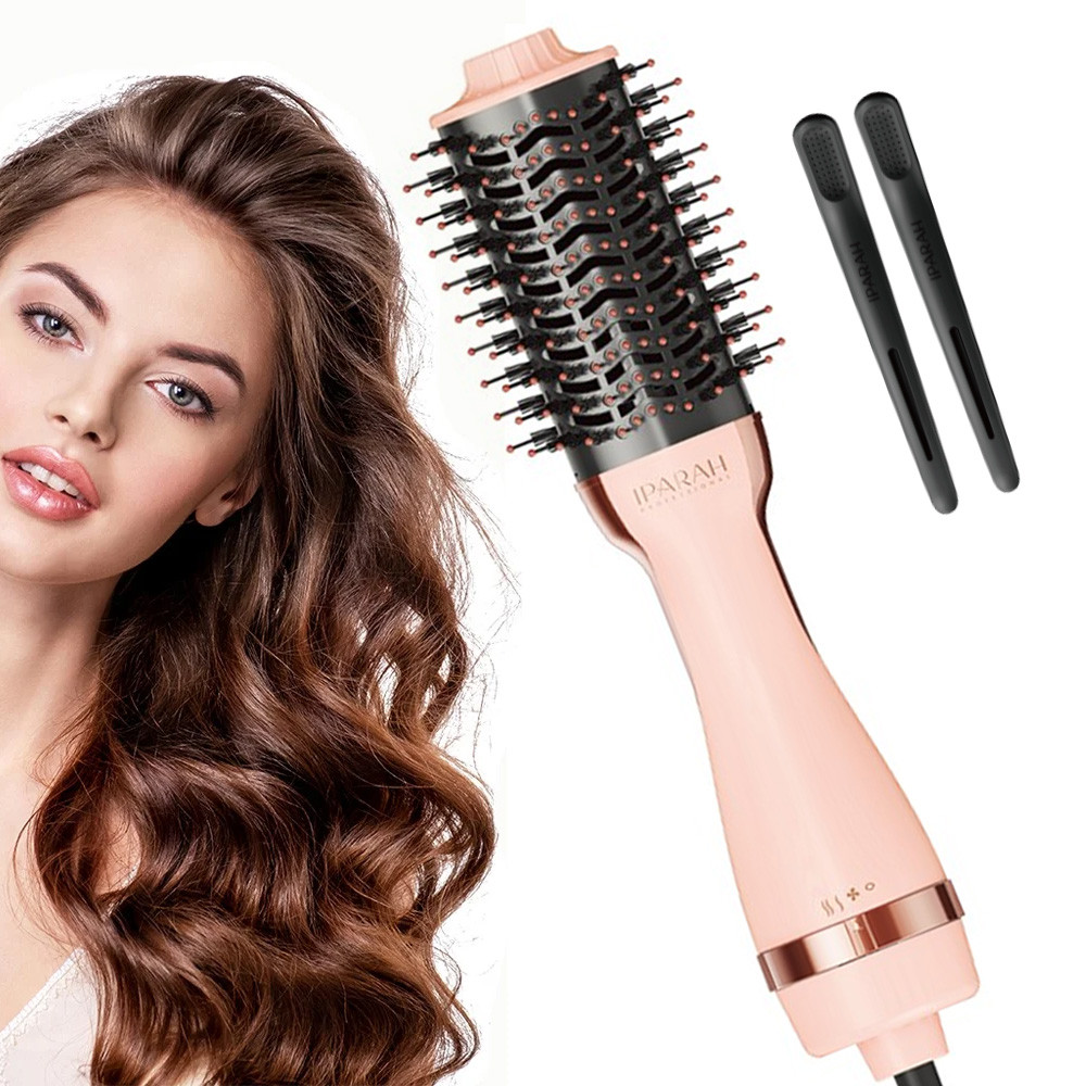 Фен щітка для волосся 1000Вт, IPARAH P-263 / Електрична фен щітка / Фен браш / Фен стайлер для укладки волосся, фото 1