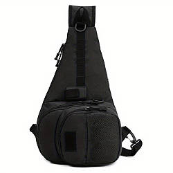 Рибальська сумка, 43х25см, Чорна / Сумка для риболовлі / Сумка рибацька / Сумка для рибальських снастей