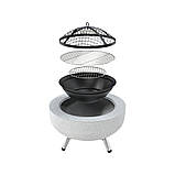 Чаша для вогню 3 в 1 (Ø43.5 см) габарити Ø= 64.5 см (висота 50 см) LUND 99718, фото 3