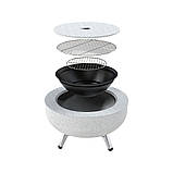 Чаша для вогню 3 в 1 (Ø43.5 см) габарити Ø= 64.5 см (висота 50 см) LUND 99718, фото 7