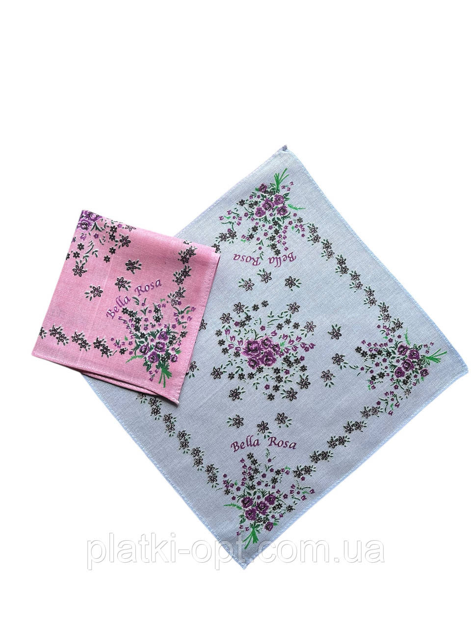 Жіночий носовичок (ситець) 10 шт. Вид-3