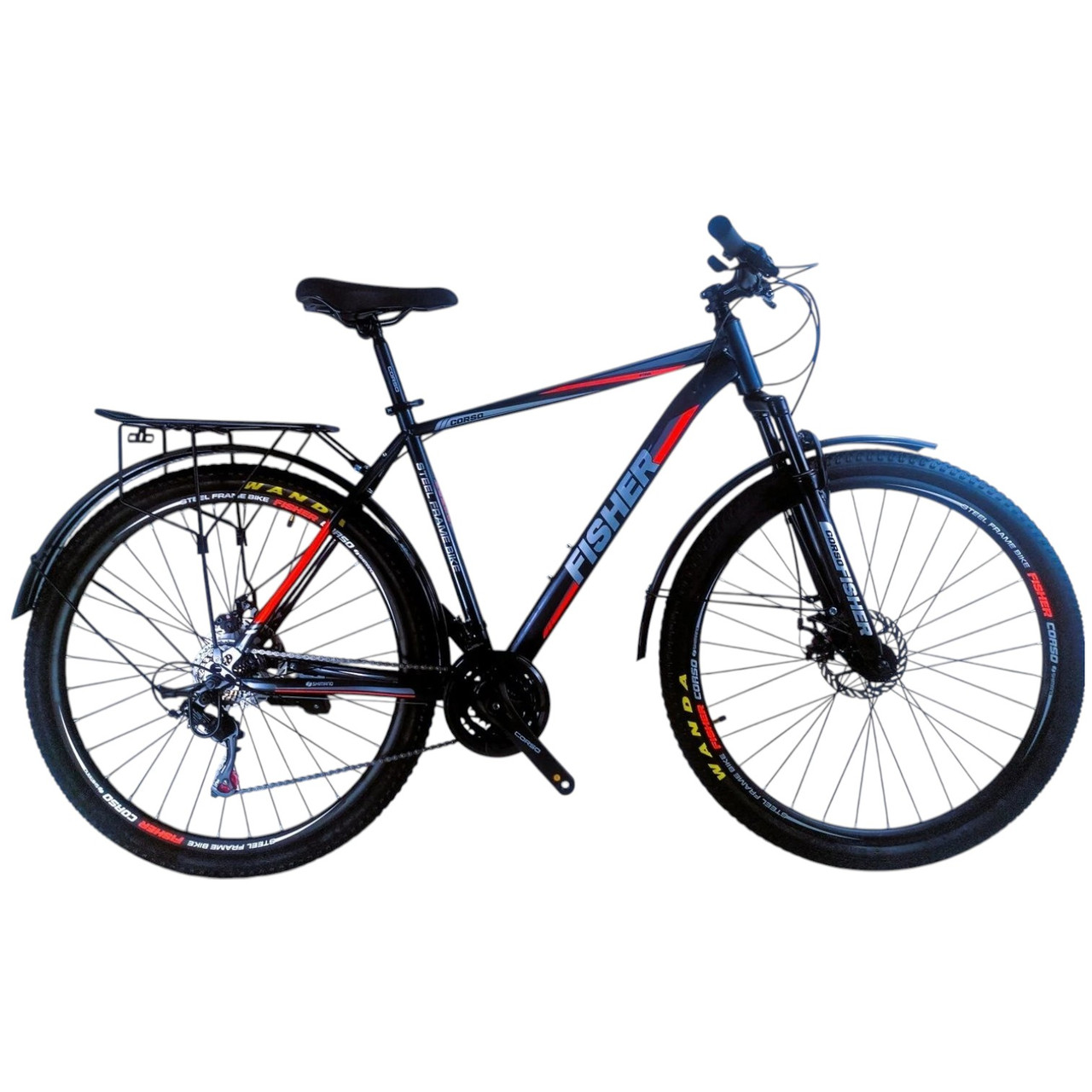 Велосипед Спортивний 29 дюймів (рама 21", Shimano 21 швидкість, зібраний на 75%) Corso Fisher FS-83260