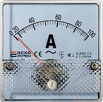 AC Амперметр 100/5А 80х80 модель А-80
