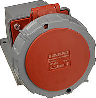 Розетка стаціонарна серії  UСombi 5P  32A IP 67