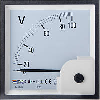 AC Вольтметр 100 В 96 х 96 модель A-96-6