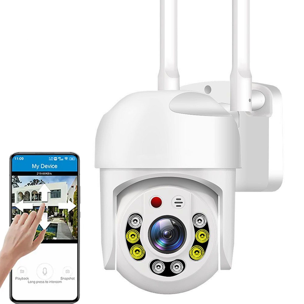 Вулична Wifi камера відеоспостереження 3MP, V3 / Поворотна камера спостереження / IP камера з датчиком руху, фото 1