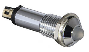 Сигнальна арматура AD22B-8  біла 24V AC/DC