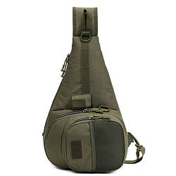 Рибальська сумка, 43х25см, Зелена / Сумка для риболовлі / Сумка рибацька / Сумка для рибальських снастей