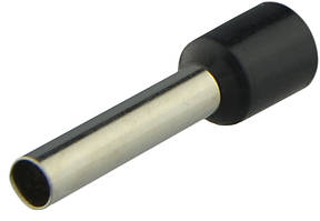 Наконечники трубчасті  НТ 6,0-12 чорні (100 шт.)