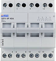 Ручний перемикач вводу (І-0-ІІ) RPV 4P 40A АСКО