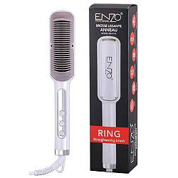 Гребінець-випрямляч для волосся, 45Вт, ENZO-4114 / Плойка для волосся / Електричний гребінець для волосся
