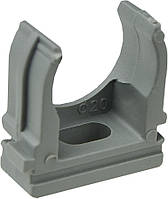 Кріплення для гофри сіре 20 мм (уп.50шт)