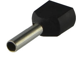 Наконечники трубчасті ТЕ 1,5-08 чорні (100 шт.)