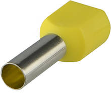 Наконечники трубчасті ТЕ 6,0-14 жовті (100 шт.)