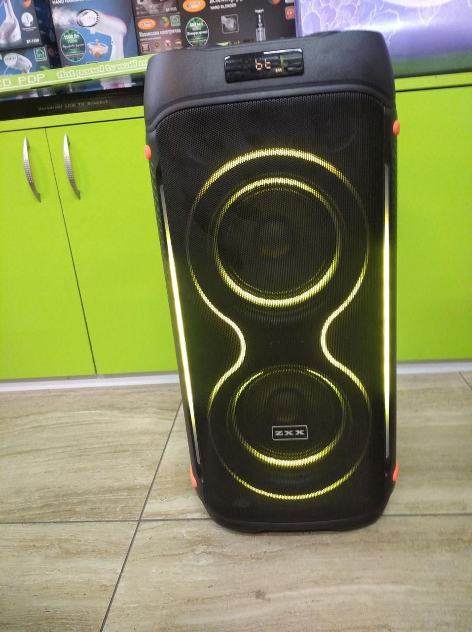 Колонка акумуляторна портативна ZXX partybox 5509 з радіомікрофоном (USB/BT/FM/TWS)