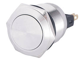 TYJ 22-211  Кнопка металева пласка, 1NO+1NC.