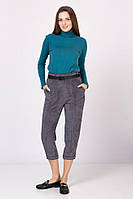 Вільні штани Street Style із мікровельвету Blu Royal S-L Графіт fw220381_gra_S-L